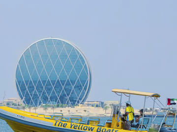 Yellow Boat Coastline Tour in Abu Dhabi's Iconic Waters