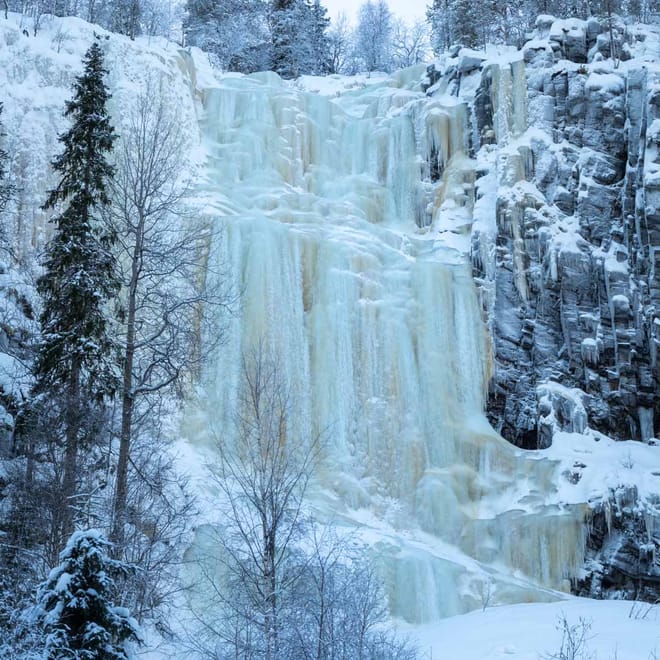 Insider Korouoma Frozen Waterfalls