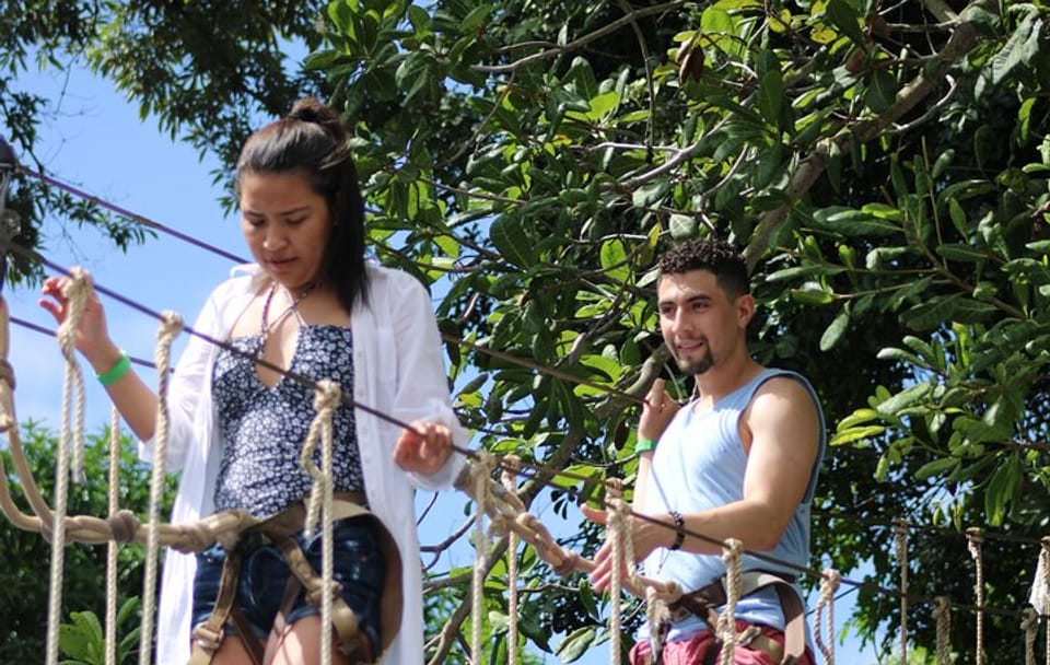 Roatan Half day Zipline beaches, suspencion, bridges & wildlife