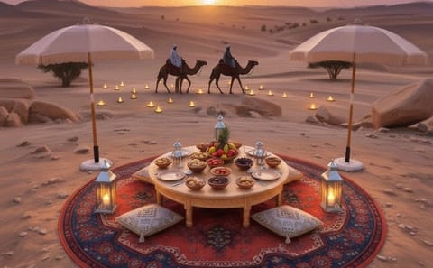 Sunset Picnic Experience in Agafay Desert near Marrakech