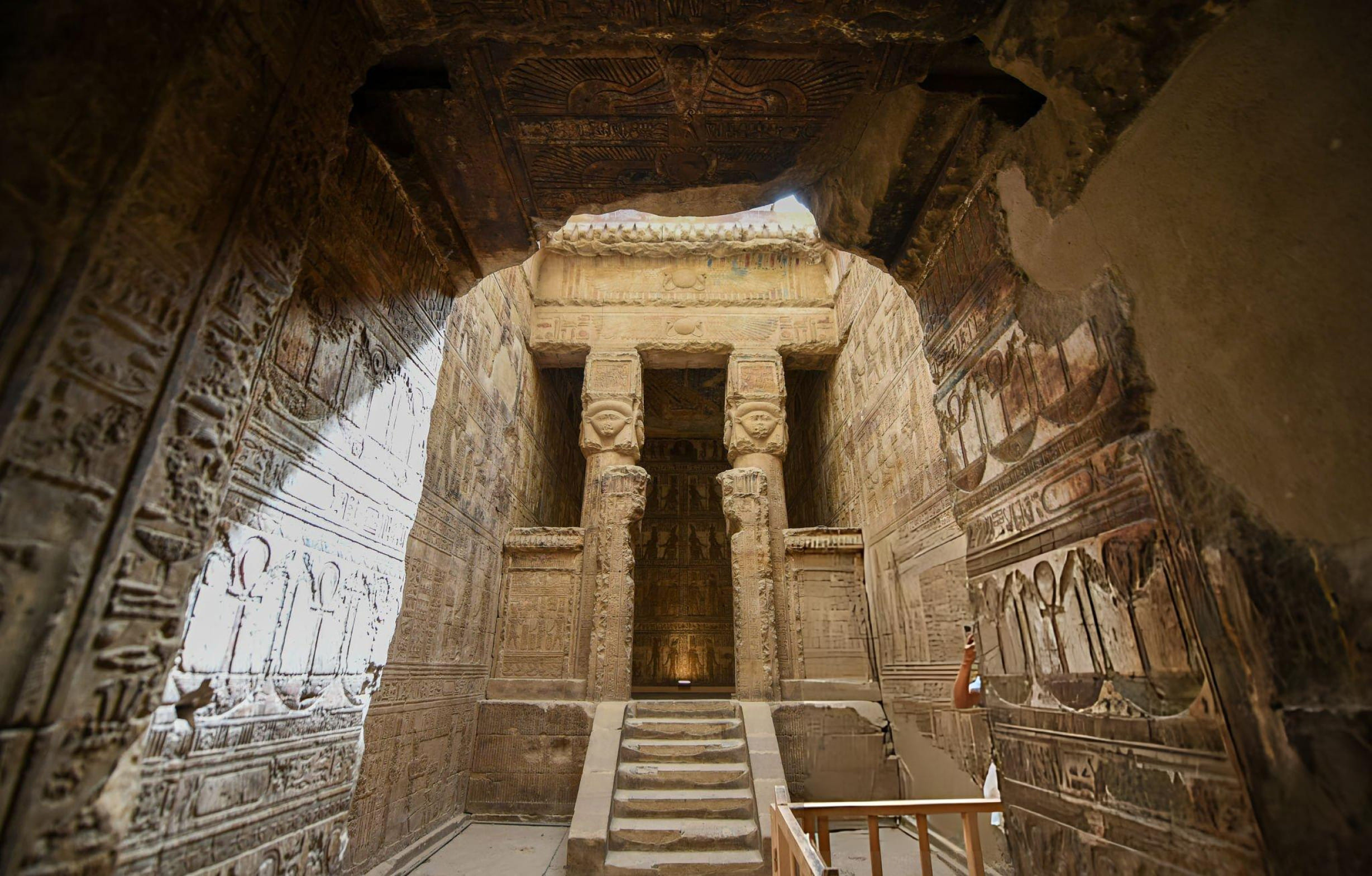 hidden gem dendera temple in Qena