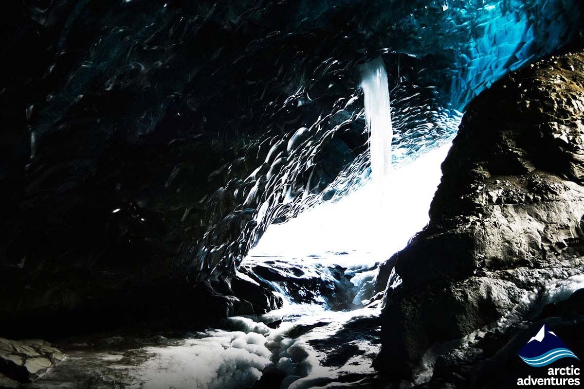 Ice Cave during Iceland itinerary for 5 days