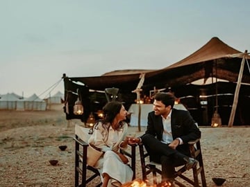Sunset Picnic Experience in Agafay Desert near Marrakech