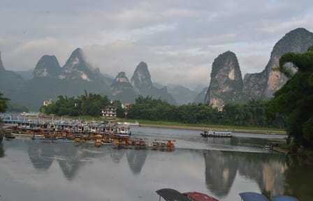 Li River Cruise Yangshuo Yulong River Biking Day Tour