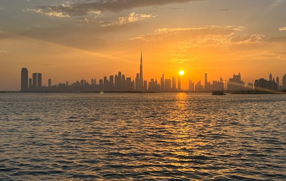 Burj Khalifa Fountains Visit Souks Sunset at Creek