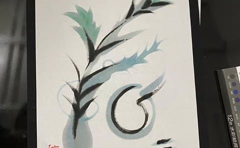 Kyoto Authentic Japanese Calligraphy in a Traditional Studio
