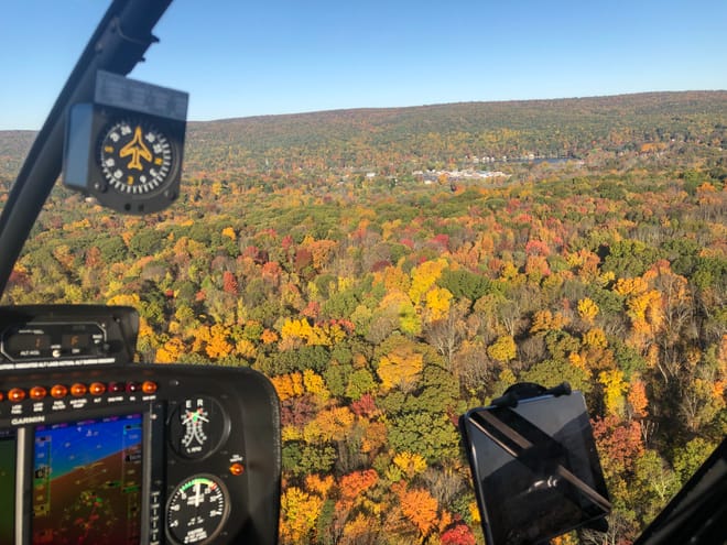 Shared Hudson Valley Fall Foliage Helicopter Tour from Westchester photo 5