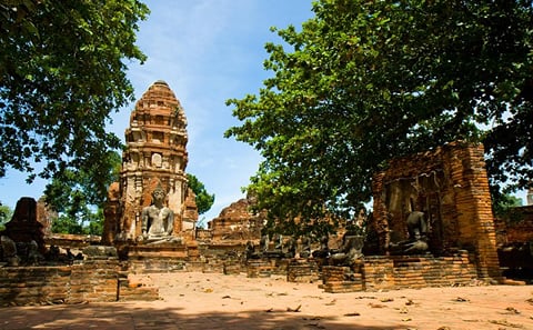 Ayutthaya Ancient Temples and River Cruise with Lunch