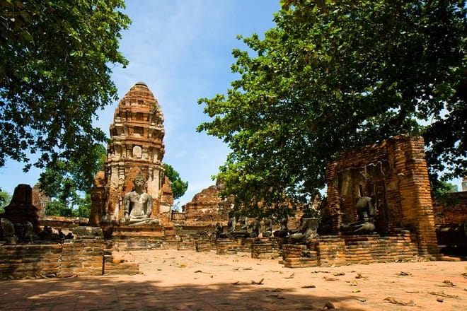 Ancient ruins in Ayutthaya