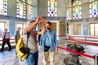 Bagdat Pavilion is a beautiful example of Ottoman architecture of the 17th century.