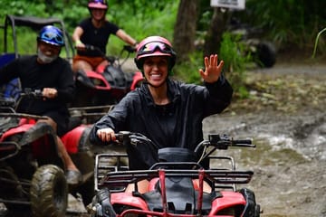 Roatan Jungle ATV Tour with Sloth Interaction and Beach Stop
