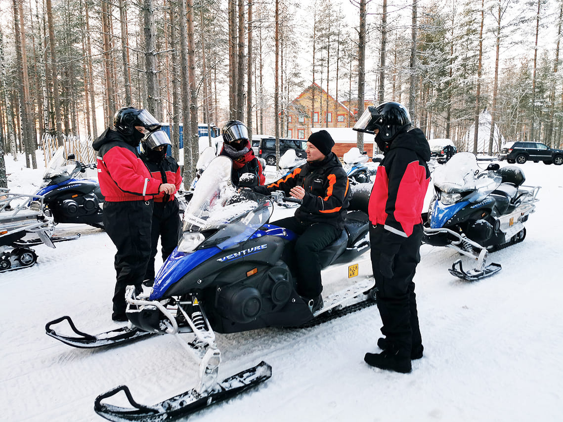 Snowmobile Safari and Reindeer Experience 7