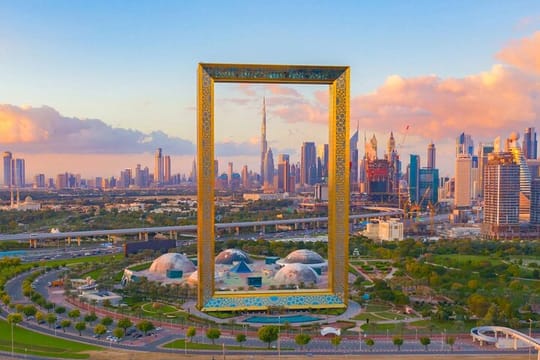 Dubai The View at the Palm with Dubai Frame Tickets