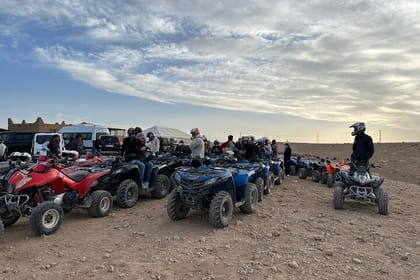 Full Package Agafay Desert, Quad Bike, Camel Ride and Dinner show