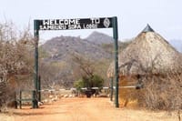 Samburu Sopa Lodge entrance