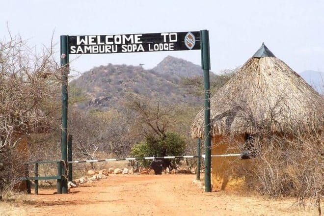 Samburu Sopa Lodge entrance