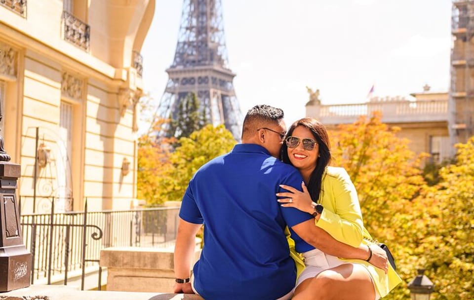 Private Engagement Photo Shoot in Iconic Paris Locations