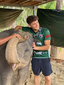 30 mins Elephant Riding + Animal Feeding