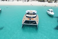 Anchor in paradise and explore the crystal-clear waters of Saona Island on your private luxury yacht