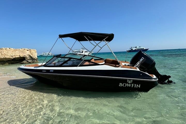Private Speedboat to Magawish Island ,Snorkeling from Hurghada