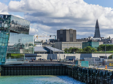 The Harpa Concert hall is world famous for it´s unique shape and LCD display exterior