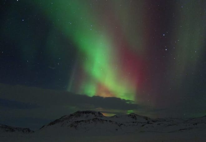 	Northern Lights at Jökulsárlón Glacier Lagoon photo 3