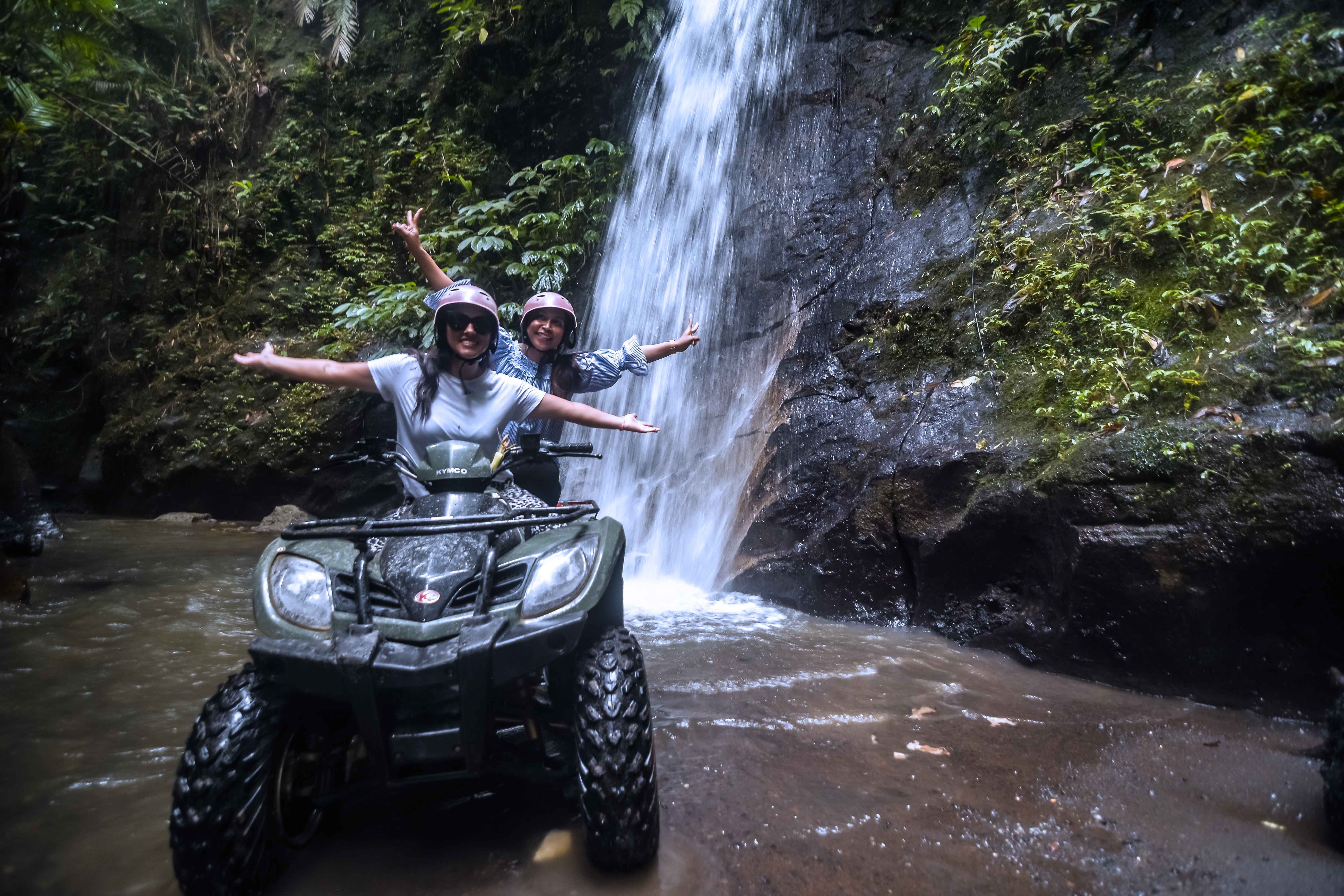 ATV Through the waterfalls
