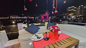 Romantic Dinner in Private 45 ft Yacht in Dubai