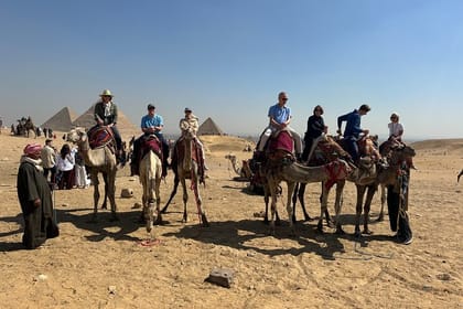 Camel Ride at Sunrise with Giza pyramids tour LGBTQ are welcome