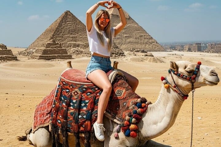 Hurghada day trip to Cairo with Camel Ride at the Pyramids