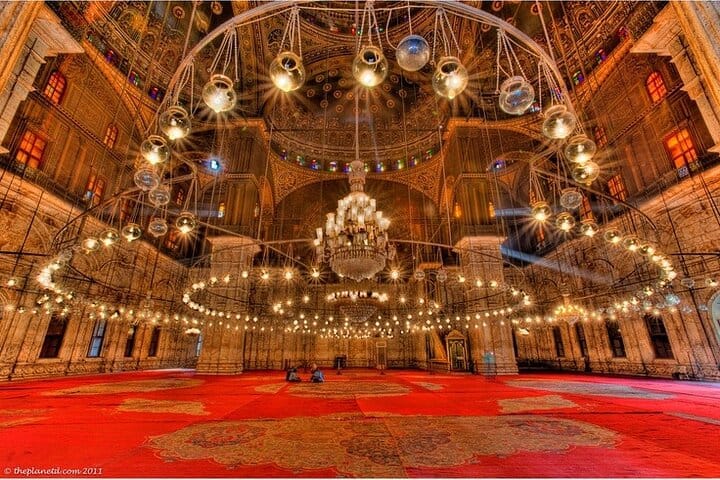 Mohamed Ali Mosque from inside