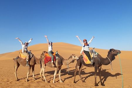 Fes to Marrakech Tour: Merzouga Dunes, Camel Trek & Stunning Landscapes