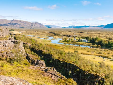 View over Thingvellir National Park