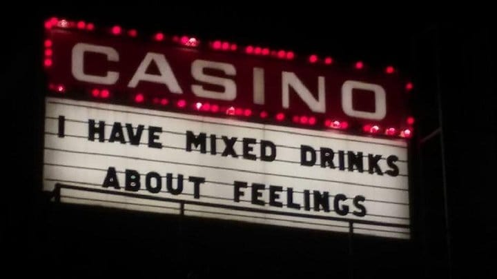 We'll get them shaken and stirred