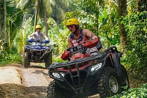 Bali ATV Ride Ubud waterfall jungle and rice fild track 