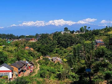 Mountain ranges seen from Bandipur