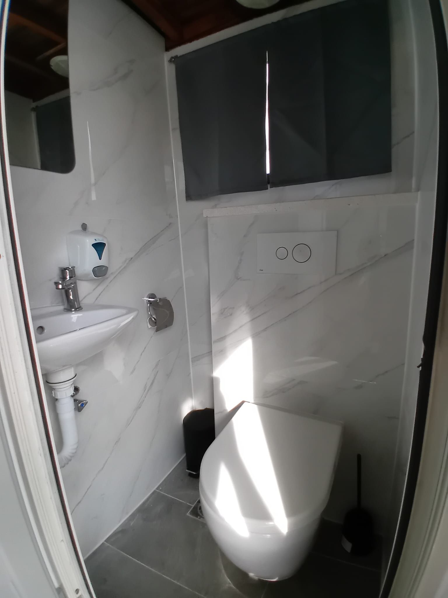 New toilets on board