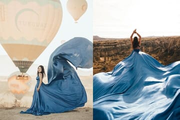 Cappadocia Photo Shoot Experience in Göreme with Flying Dress