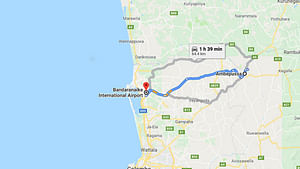 Ambepussa City to Colombo Airport (CMB) Private Transfer