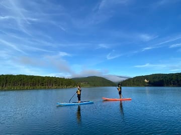 Kayaking and Stand-Up Paddleboarding in Dalat, Vietnam