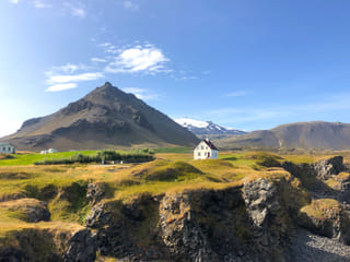 The view from Arnarstapi harbor