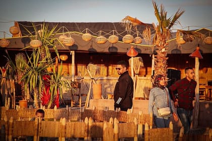 Marrakech: Agafay Desert Dinner Show with Sunset Camel Ride