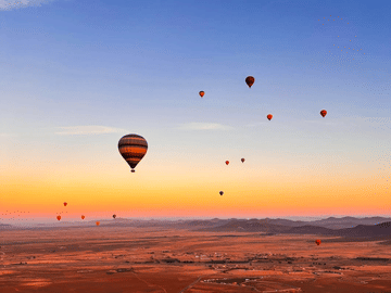 Sunrise Hot Air Balloon Ride in Marrakech with Breakfast