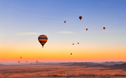 Sunrise Hot Air Balloon Ride in Marrakech with Breakfast
