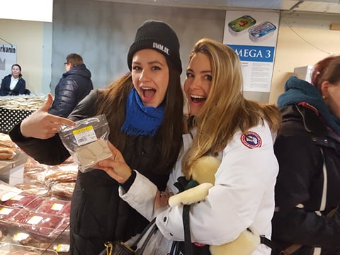 Travelers visiting the Reykjavik Flea Market
