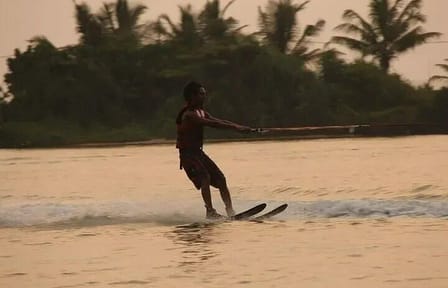 Water Skiing in Mirissa