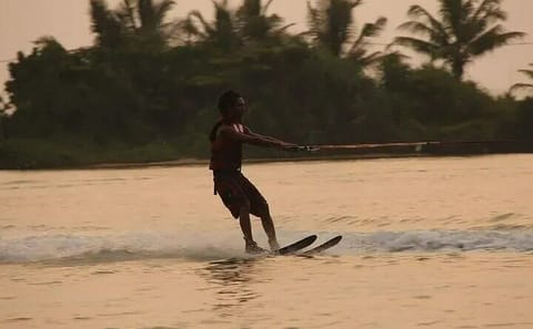 Water Skiing Adventure in Mirissa, Sri Lanka