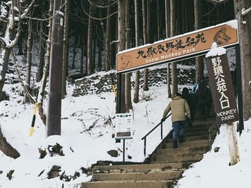 Entrance of Jigokudani monkey park