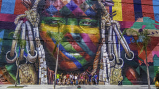Along the Olympic Boulevard in Rio de Janeiro