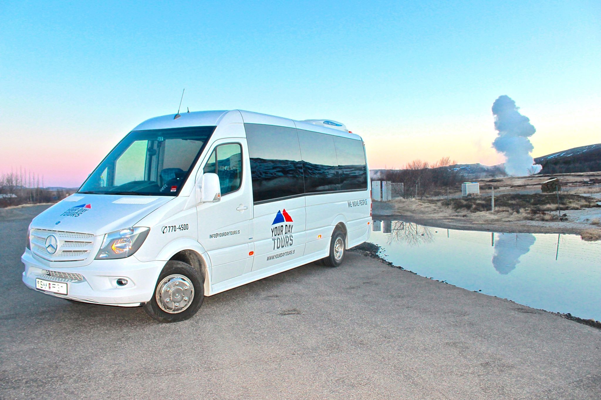 This is our brand new vehicle - Mercedes Benz Sprinter 519 Bluetec. It´s very nice